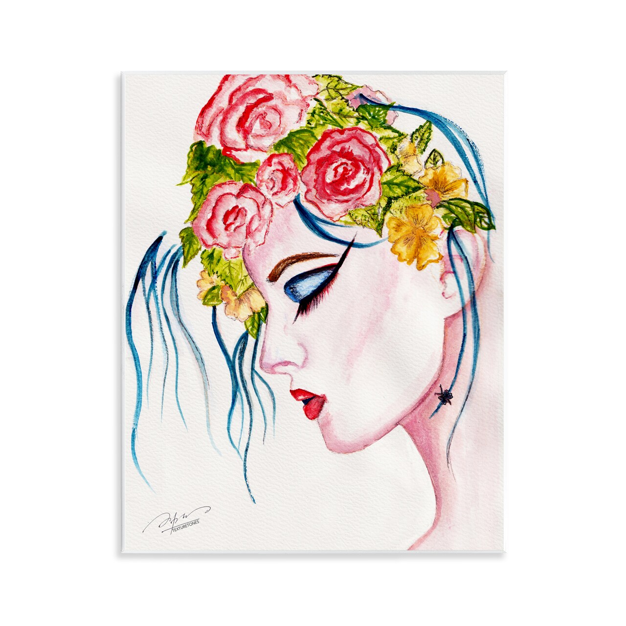 Stupell Industries Elegant Feminine Abstraction Wall Plaque By Texturetones